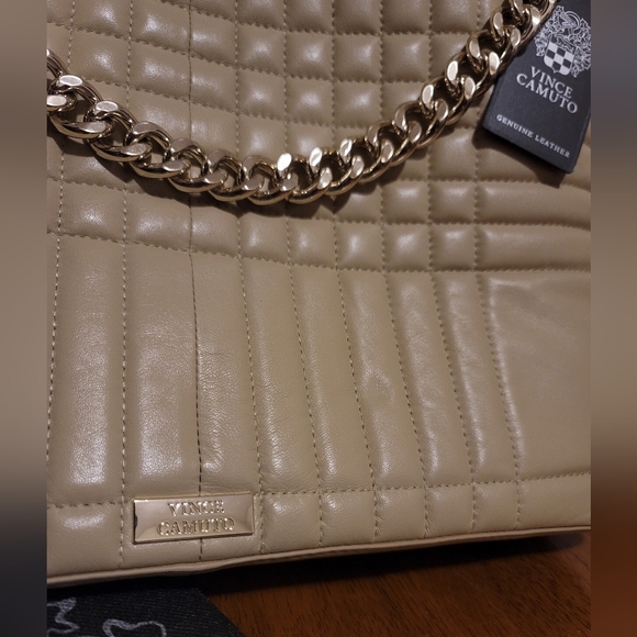 Authentic Vince Camuto Barb Tote (Biscotti) - Picture 5 of 13